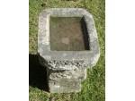 Old Stone Birdbath