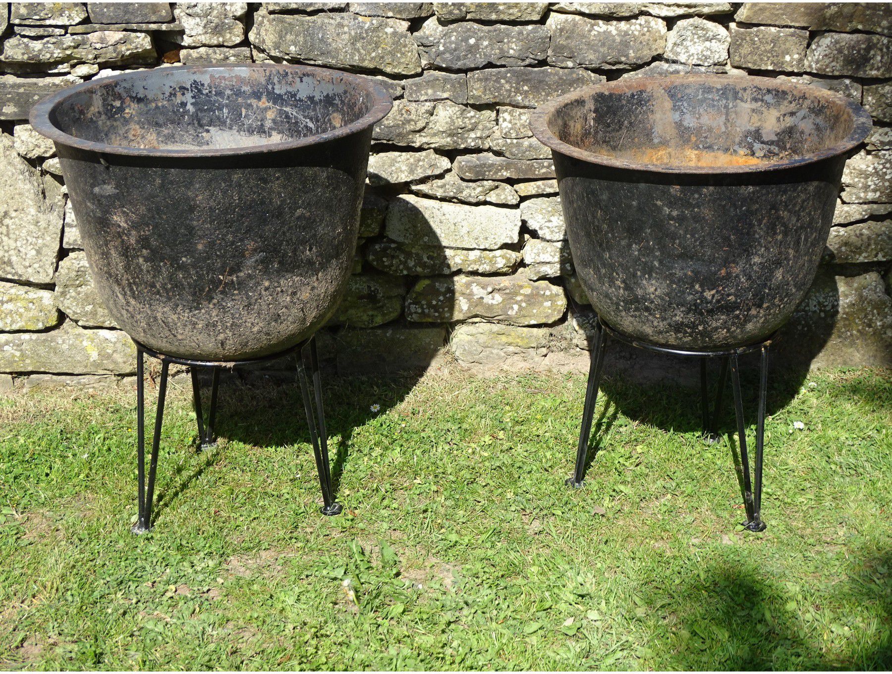 Cast Iron Garden Planters