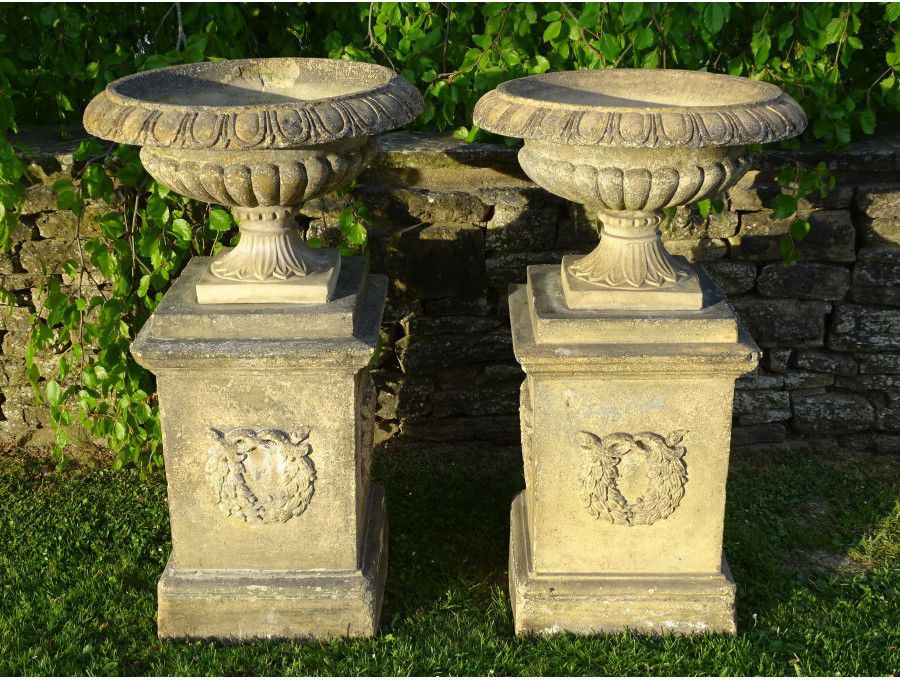 Antique Terracotta Urns (Pair)