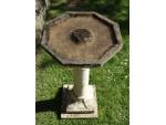 Weathered Garden Birdbath