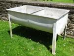 Vintage Galvanised Iron Planter