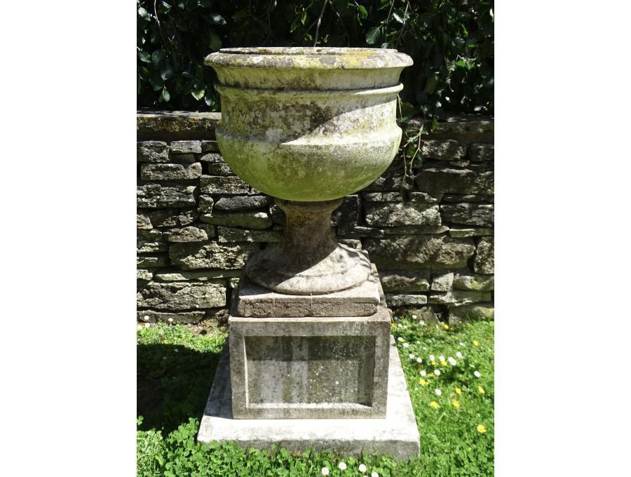 Antique Stone Garden Urn