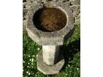 Vintage Limestone Bird Bath