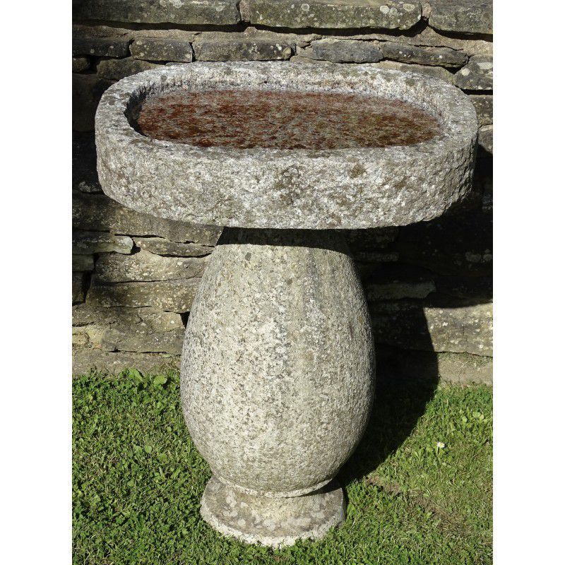 Large Granite Bird Bath