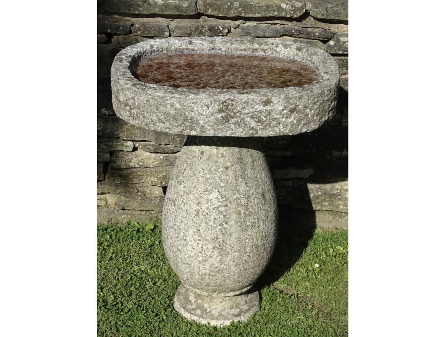 Large Granite Bird Bath