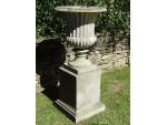 Large Weathered Garden Urn