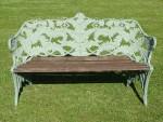 Weathered Fern and Blackberry Bench