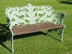 Weathered Fern and Blackberry Bench