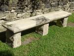 Salvaged Coping Stone Bench