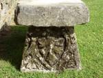 Salvaged Limestone Garden Bench