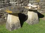 Antique Limestone Staddlestones