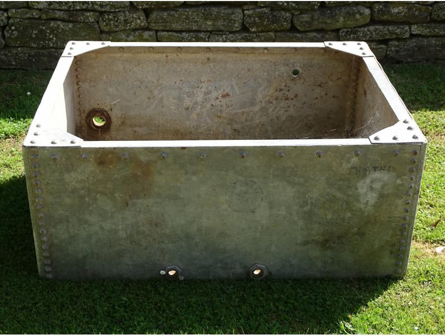 Vintage Galvanised Iron Planter