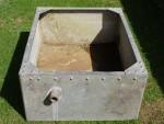 Vintage Galvanised Iron Planter