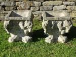 Vintage Lion Planters (Pair)