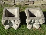 Vintage Lion Planters (Pair)