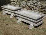 Weathered Rectangular Planters (Pair)