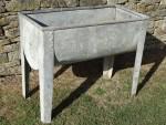 Vintage Galvanised Iron Planter