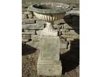 Vintage Garden Urn on Base