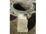 Vintage Garden Urn on Base