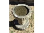 Vintage Sandstone Birdbath
