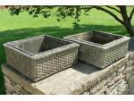 Stone Herb Planters (Pair)