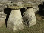 Antique Sandstone Staddlestones (Pair)