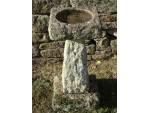Vintage Stone Birdbath