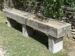 Long Stone Trough on Blocks