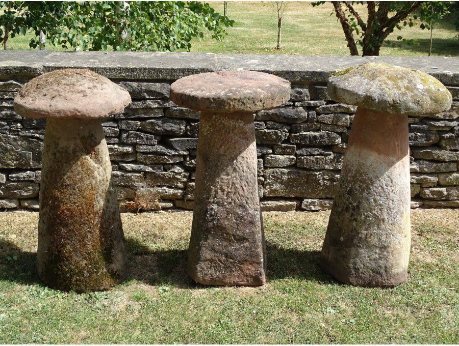 Antique Sandstone Staddlestones