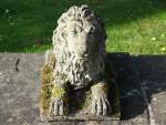 Small Weathered Stone Lion