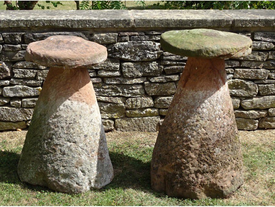 Antique Sandstone Staddlestones