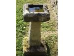 Vintage Sandstone Birdbath