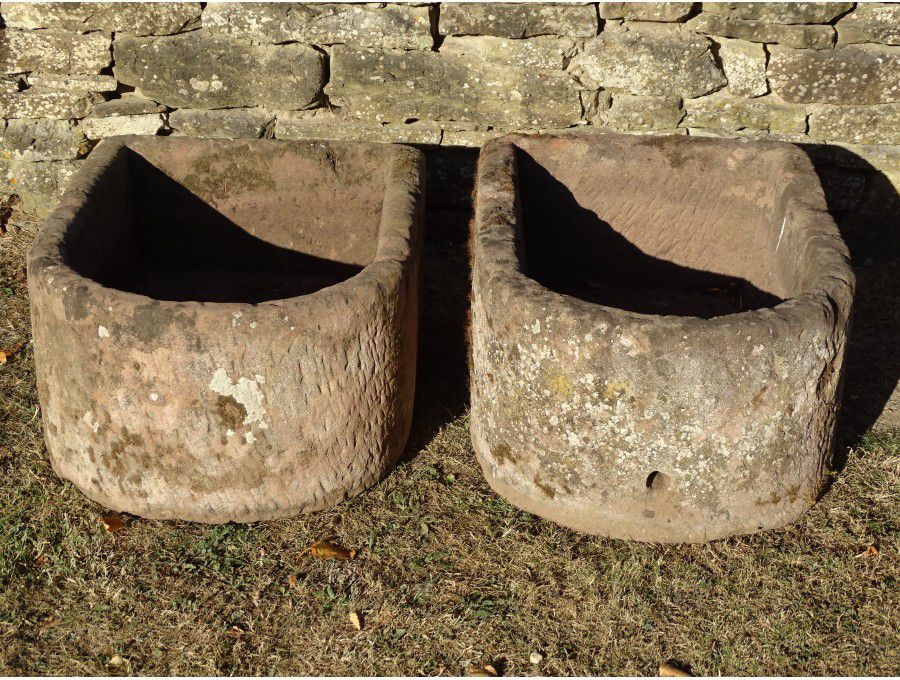 Antique Stone Troughs (Pair)