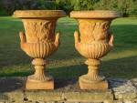 Weathered Terracotta Urns (Pair)