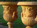 Weathered Terracotta Urns (Pair)