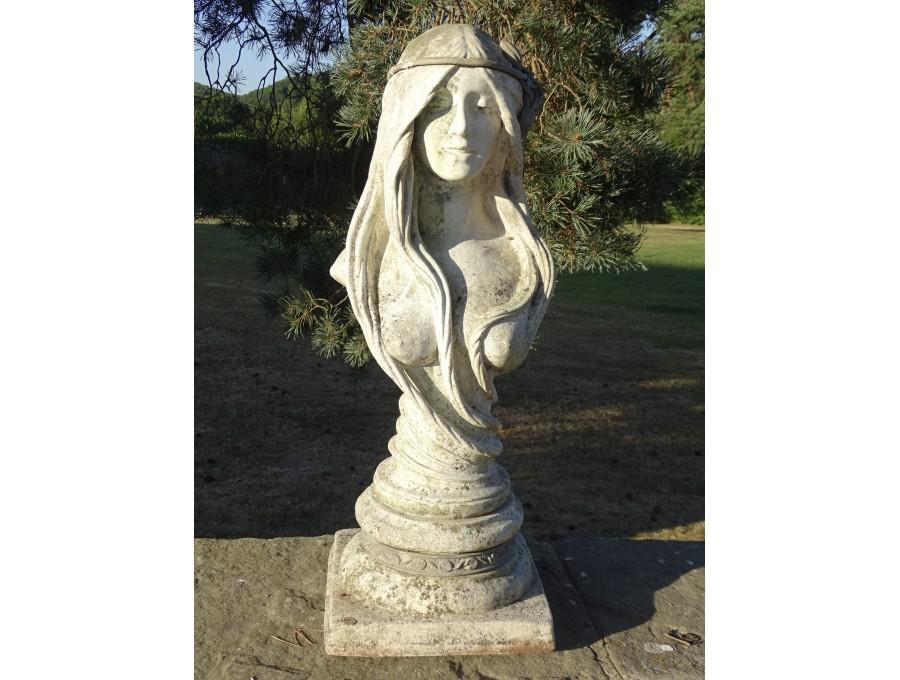 Weathered Stone Bust