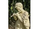 Weathered Haddonstone Piping Fawn