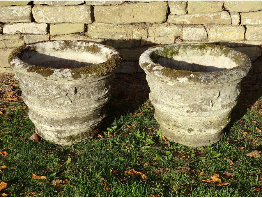 Weathered Draped Planters (Pair)