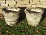 Weathered Draped Planters (Pair)
