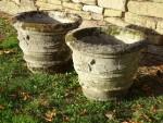 Weathered Draped Planters (Pair)