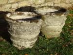 Weathered Draped Planters (Pair)