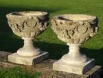 Large Vintage Garden Urns (Pair)