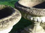 Weathered Garden Urns (Pair)