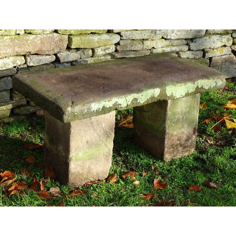 Vintage Stone Garden Seat