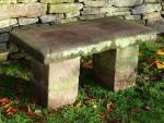 Vintage Stone Garden Seat