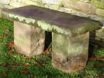 Vintage Stone Garden Seat