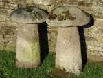 Antique Sandstone Staddlestones (Two)