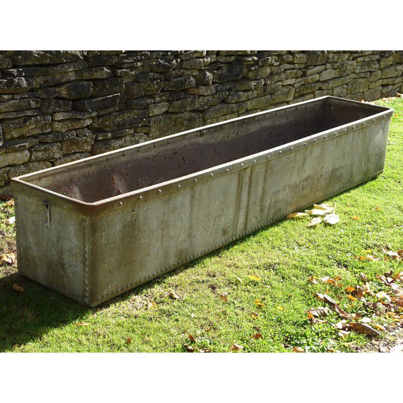 Vintage Galvanised Iron Trough