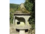 Vintage French Birdbath