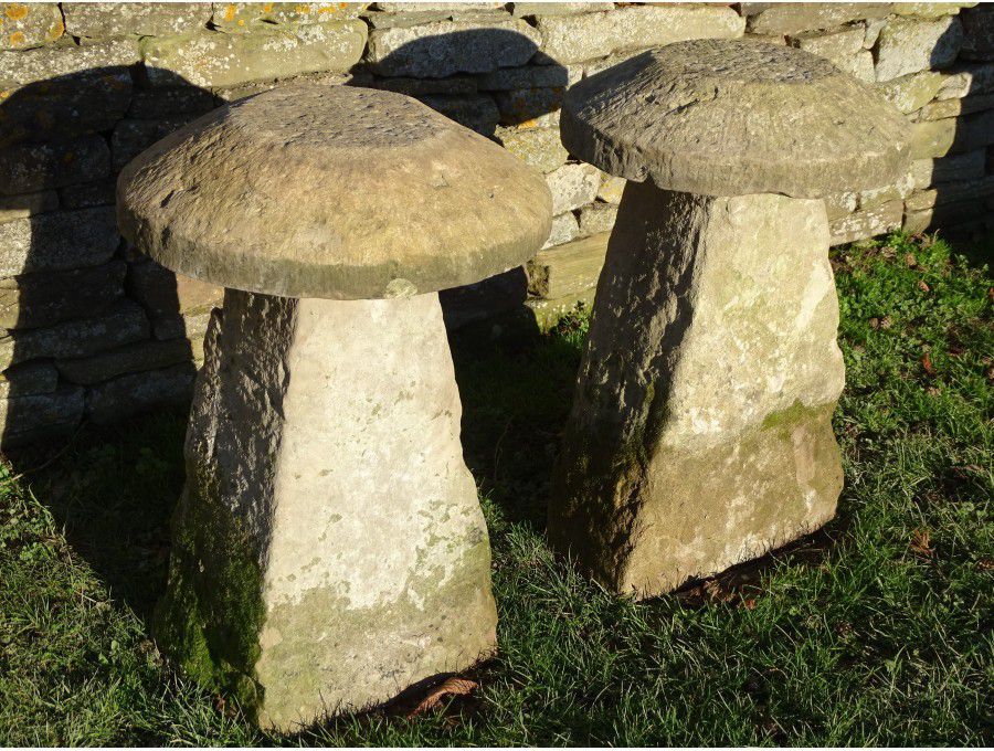 Antique Staddlestones (Pair)